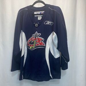 Columbus Blue Jackets NHL Hockey Jersey Rick‎ Nash 61 Adult Small Reebok Blue